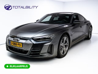 Audi e-tron GT 93 kWh | Luchtvering | Panoramadak | Daytona grijs | Leer | 20" LMV | Stoelverwarming V+A | Ambienteverlichting, Camera systeem Area View, Volledig Audi dealer onderhouden