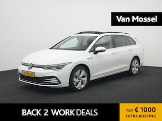 Volkswagen Golf Variant 1.5 eTSI Business AUTOMAAT | PANORAMADAK | SPORTSTOELEN | ADAPTIEVE CRUISE | STOEL & STUURVERWARMING | MEMORY | ELEKTRISCHE STOEL | NAVIGATIE | APPLE CARPLAY | PDC | 12 MAANDEN BOVAG GARANTIE |