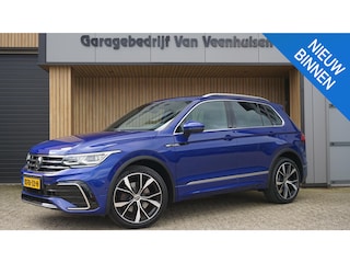 Volkswagen Tiguan 2.0 TSI 190pk 4Motion DSG 3-R-Line Pano.Dak Elek.Trekhaak 20inch LM 360-View *Lapiz Blue Metallic* IQ Light 67320km!