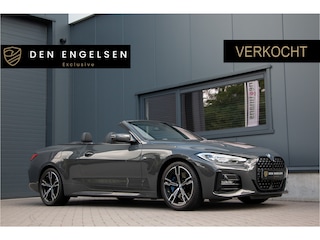 BMW 4-serie Cabrio 430i M-Sport 245PK | Dravitgrau | Memory | Leder | Cruise Control | Led | Sfeerverlichting | Dab+ | Camera | Alarmsysteem | Stoelverwarming | Dealer O.H