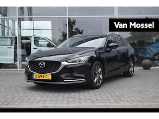 Mazda 6 Sportbreak 2.0 SkyActiv-G 165 | Climate Control | Adaptive Cruise Control | Trekhaak | Stoel- en Stuurverwarming | Head-up Display | Achteruitrijcamera | Dodehoekdetectie | Navigatie | Apple Carplay/ Android Auto |