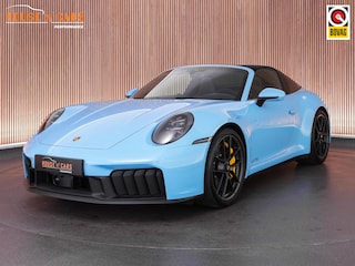 Porsche 911 4 GTS 3.6 541pk T-Hybrid |PTS Gulf Blue|keramisch|Burmester|lift|sport design|sport chrono|18-voudig|360 camera|sportuitlaat|matrix LED|
