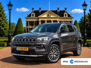 Jeep Compass 4xe 240 Plug-in Hybrid Electric Limited | NL-AUTO! | ADAPTIVE CRUISE | STOELVERWARMING | LANE ASSIST | CAMERA | ALL SEASON | LED | PARK SENS V+A | HALF LEDER