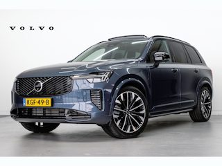 Volvo XC90 T8 455PK Ultra Dark | Luchtvering | 360 | Massage | Gelam Glas | Trekhaak | Getint Glas