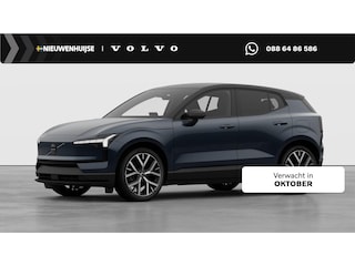Volvo EX30 P5 Long Range Plus Black Edition Europa 69 kWh | Harman Kardon Audio | 20" | Adaptieve Cruise Control | BLIS | Stoel-/Stuurverwarming | Keyless | Elektrisch Verstelbare Voorstoelen | Indigo Interieur |
