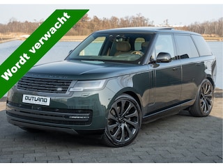 Land Rover Range Rover P550e Autobiography | VERWACHT | Belgravia Green Metallic | Cognac leder | Hot Stone massage | 23" inch SV |