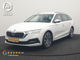Skoda Octavia Combi 1.4 TSI iV Business Edition PHEV 204pk Dealer O.H | Trekhaak Af Fabriek | Adaptive Cruise | Camera | Stoelmassage | Sportstoelen & Stuur Verwarmd | Keyless | Sfeerverlichting | Crystal LED | Apple Carplay | Navigatie | 18"L.M | Plug In Hybrid