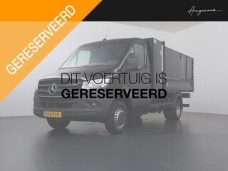 Mercedes-Benz Sprinter 515 CDI | L2 | KIPPER 2-ZIJDIG | 3500 KG TREKHAAK | 3-ZITS | DUBBELLUCHT | AIRCO | CRUISE CONTROL | HOGE BOORDEN LAADBAK | CERTIFIED