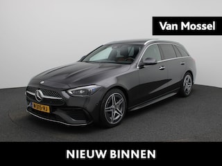 Mercedes-Benz C-klasse Estate 200 Launch Edition AMG Line | Navigatie | Stoel/stuur verw. | Panorama dak | Head up display | Elektrische klep | Leder