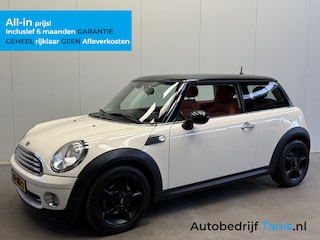 Mini Cooper 3-Deurs 1.6 Chili Automaat LEDER-PANORAMADAK-PDC-LMV-NW KETTING!