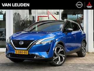 Nissan Qashqai 1.3 Mild-Hybrid 158pk Xtronic Tekna Plus | Trekhaak | Leder | Panoramadak | Bose | 360-Camera | App Connect | All Season