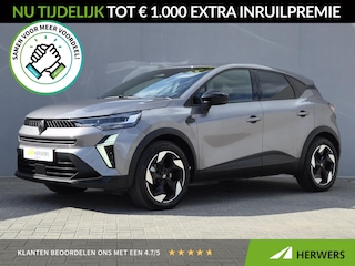 Renault Captur 1.8 E-Tech full hybrid 160 techno / Fabrieksgarantie tot 03-2029 / Pack Winter / Stuur- en stoelverwarming / Navigatie groot scherm / Camera / Climate Control / 18" LM wielen /