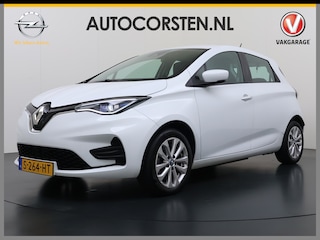 Renault Zoe 52kWh SOH 90% Incl. Accu Warmtepomp Stuur+Stoelverwarming Navi Keyless Apple Carplay/Android Auto Cruise Control Pdc R110 Life Regen-Lichtsensor Lane Assist Lmv 16" Led Isofix Facelift