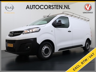 Opel Vivaro 2.0CDTI 123PK Euro 6 L2H1 3-Persoons Imperiaal Trekhaak 360°Camera Navi Apple Carplay Android Auto Airco Cruise Control Betonplex Vloer Kasteninbouw Wandbetimmering 2.500KG Trekgewicht 1e Eigenaar