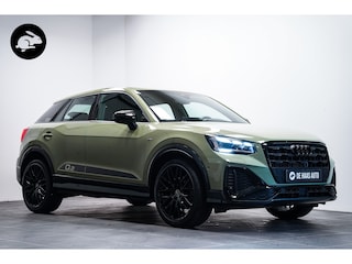 Audi Q2 35 TFSI S-Line Groen Zwart|Leder|Camera|Car play|19 inch