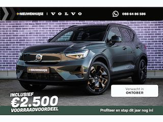 Volvo EX40 Single Motor Extended Range Ultra Black Edition | Schuif -/ Kanteldak | Harman Kardon Audio | Stoel + Stuurverwarming | Keyless | Memory | Elektr. Stoelen | Getint Glas | Stoel + Stuurverwarming |