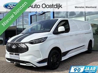 Ford Transit Custom 340 L2H1 Sport 71 kWh 218PK 2x Schuifdeur 2300KG Trekgewicht Carplay Navi Cruise Stuurverwarming Stoelverwarming *Nieuw*