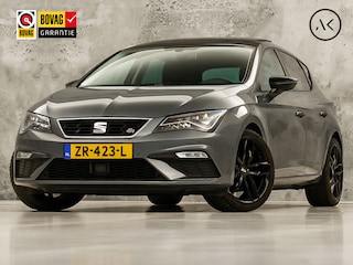 Seat Leon 1.4 TSI FR Intense Sport 150Pk Automaat (SCHUIFDAK, APPLE CARPLAY, KEYLESS, CAMERA, STOELVERWARMING, LEDER/ALCANTARA, GETINT GLAS, LED KOPLAMPEN, MODE KNOP, CRUISE, SFEERVERLICHTING, NIEUWSTAAT)