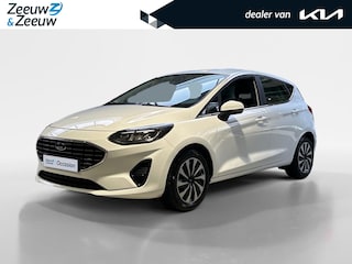 Ford Fiesta 1.0 EcoBoost Hybrid Titanium | Apple Carplay / Android Auto | Stoel + Stuurverwarming | Cruise Control | Parkeersensoren Achter | Lichtsensor | Climate Control | Verwarmbare Voorruit