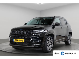 Jeep Compass 4xe 240 Plug-in Hybrid Electric Summit | Lederen Bekleding | Stoel & Stuurverwarming | El. Stoelverstelling | Navigatie | Cruise Controle Adaptive | Climate Controle | Parkeersensoren |