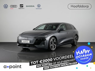 Audi A6 e-tron Advanced edition 83 kWh 286 pk | SOH 100% | Verlengde garantie | Navigatie | Warmtepomp | Trekhaak (wegklapbaar) | Parkeersensoren (Park assist) | Rondomzicht camera | Elektr. voorstoelen | Multimedia scherm passagier |