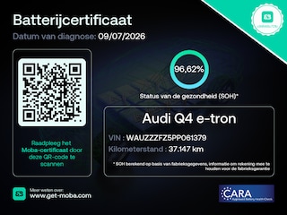 Audi Q4 40 Advanced edition 77 kWh Navigatie | Climate Control | Cruise Control | Camera | 96% SoH