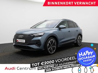Audi Q4 40 Launch edition Advanced Plus 77 kWh 204pk | Panoramadak | Trekhaak | Lederen bekleding | Apple Carplay/Android Auto | Cruise control adaptief | Warmtepomp |
