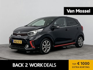 Kia Picanto 1.2 CVVT GT-Line | Cruise Control | Achteruitrijcamera | Stoel + Stuurverwarming | Lederenbekleding | Apple Carplay/Android Auto | lichtmetalen velgen 16"|