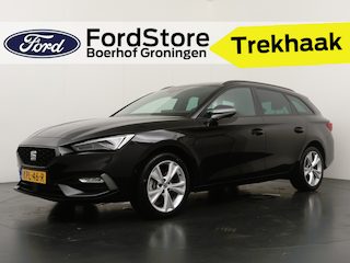 Seat Leon Sportstourer 1.5 TSI e-Hybrid 204pk FR Business PHEV | Trekhaak | Stoel- en stuurwiel verwarming | Adapt. Cruise | Camera | 1/2 leer | Fabrieksgarantie t/m 05-2028 |