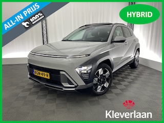 Hyundai Kona 1.6 GDI HEV Premium Sky | Pano dak | Leer | Apple carplay | Stoelverwarming en koeling | Adap cruise