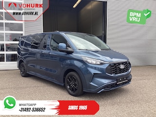 Ford Transit Custom 2.0 TDCI 170 pk Aut. L2 Sport DC Dubbel Cabine AWD/ 4x4/ 2x Schuifdeur/ Adapt.Cruise/ Elek.Stoel/ LED/ Carplay/ Navi/ Camera/ PDC/ Keyless