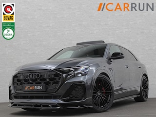 Audi Q8 60e Competition 490pk | 4WS | Massage | Carbon | Ventilatie | Valcona Leder+ Pakket | B&O Sound | 23'' | Alcantara hemel | Head-Up | Soft-Close | Panorama | 2x Memory | Trekhaak | Keyless-Entry | Luchtvering | Nieuw | Fabrieksgarantie.