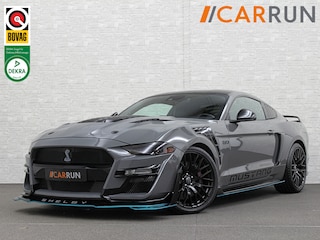 Ford Mustang V8 Shelby GT 500 Replica | 450pk | Brembo | EU Auto | ACC | Stoelventilatie | Ex BPM | Prijs incl. Bpm 53850,= | 10-traps Automaat | RVS Sportuitlaat | Fighter Jet Grey |