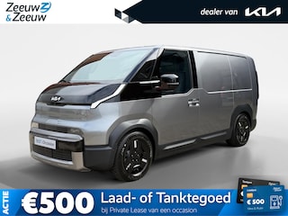 Kia PV5 L2H1 Elite Executive 71.2 kWh | 416 km WLTP-actieradius | 10% - 80% laden snelladen in 30 minuten | All-season banden | Dodehoek camera | 360 camera | Parkeersensoren rondom | Stoel- en stuurverwarming | Draadloos Apple/Android Carplay | Navi