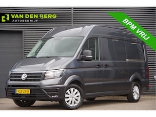 Volkswagen Crafter 35 2.0 TDI L3H3(L2H2) 177PK AUT. 2X SCHUIFDEUR, STOELVERWARMING, CAMERA, NAVI, CRUISE, LEDER STUUR, VOORRUIT VERWARMING, STUURVERWARMING, NL AUTO, NAP, DUBBELE SCHUIFDEUR, 2 SCHUIFDEUREN