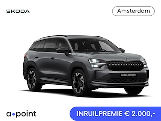 Skoda Kodiaq 1.5 TSI PHEV Sportline Limited 204 pk 6 versn. DSG | Comfort Pakket | Dynamic Chassis Control Pakket | Panorama Dak | Head-up display | Parkeer Pakket | Trekhaak | Winter Pakket