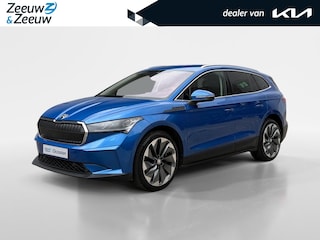 Skoda Enyaq iV 80 | Elektrisch verstelbare stoelen incl. geheugenfunctie | Stoel- en stuurverwarming | Elektrisch bedienbare achterklep | Lederen bekleding | Achteruitrijcamera | Parkeersensoren voor- en achter | Apple/Android Carplay