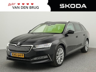 Skoda Superb Combi 1.4 TSI iV Style 218 pk DSG | Dealer onderhouden | Canton Audio | Navigatie | Elektrische voorstoelen | LED Matrix | Cruise Control | DCC |