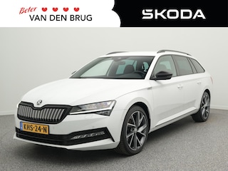 Skoda Superb Combi 1.4 TSI iV Sportline Business 218 pk DSG | DCC | LED Matrix | Trekhaak | Side Assist | Adaptieve Cruise control | Navigatie