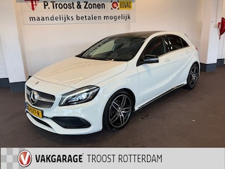 Mercedes-Benz A-klasse 180 AMG Night Edition Plus Automaat | Facelift | Cruise control | Adaptief onderstel | Lederen/Alcantara bekleding | Stoelverwarming | Navigatie | Bluetooth