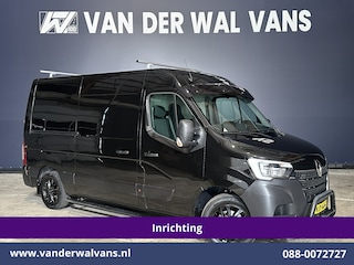 Renault Master 2.3 dCi 180pk L2H2 Inrichting Euro6 Airco | Camera | Navigatie | LM Velgen | Cruisecontrol | LED Sidebars, 2500kg Trekhaak, Parkeersensoren, Bijrijdersbank