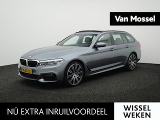 BMW 5-serie Touring 540i xDrive High Executive M-PAKKET | ACC | 360 CAMERA | KEYLESS | PANORAMADAK | LEDER | HUD | STUUR&STOEL VERWARMING | MEMORY STOELEN |