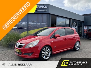Opel Corsa 1.4-16V Cosmo AUT Rijklaar incl. beurt en 6m garantie | Super lage km stand met 100% automaat én OPC sport pakket | LMV | Mistlampen | Cruise | PDC | Airco