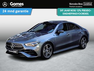 Mercedes-Benz CLA 180 Star Edition AMG | Night Pakket | Panoramadak | Bruin Interieur | Dodehoekassistent | Apple CarPlay | Android Auto | Sfeerverlichting | Stoelverwarming | Parkeersensoren | Achteruitrijcamera | Elektrisch Inklapbare Buitenspiegels