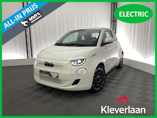 Fiat 500 La Prima 42 kWh | Apple carplay | Navi | Camera | Leer | Stoelverwarming | Armsteun | Dodehoekdet.