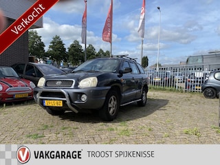 Hyundai Santa Fe 2.4i-16V 4WD Style,APK T/M 01-07-2027,Leder,Climate&Cruisecontrol,Pushbar,Treeplankset,Trekhaak,17 Inch Lmv