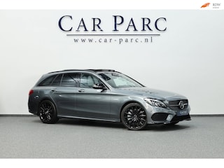 Mercedes-Benz C-klasse Estate AMG 43 4MATIC 367+PK LED/PANORAMADAK/LEDER+S.VERWARMING/19" LMV/360 CAM/CRUISE/ECC/12 MND GARANTIE!