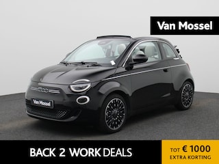 Fiat 500 42 kWh La Prima | ACHTERUITRIJCAMERA | STOELVERWARMING | APPLE CARPLAY - ANDROID AUTO | LEDEREN BEKLEDING | CLIMATE CONTROL |