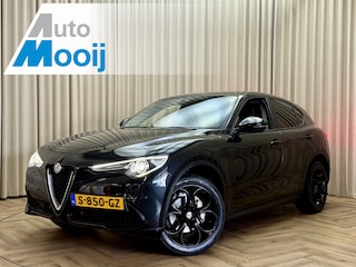 Alfa Romeo Stelvio 2.0 T AWD Super 287 PK / BLACK EDITION / ABC-Klepsysteem / Xenon / 1/2 Leder / Cruise / ECC Clima / Navigatie / Camera / 18'' LMV