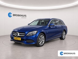 Mercedes-Benz C-klasse Estate C350e 279PK LEASE EDITION PLUS AUTOMAAT / NAVI / LEDER / CLIMA / FULL-LED / PDC / 17" LMV / CAMERA / KEYLESS / BLUETOOTH / ADAPT. CRUISECONTROL !!